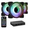 New Model AeroCool Mirage 12 ARGB Pro Cabinet Fan (Triple Pack)