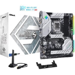 Original Asrock Z690 Steel Legend WiFi 6E DDR4 Intel Z690 Chipset Motherboard