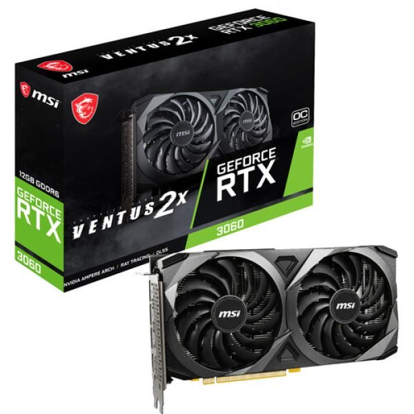Genuine MSI RTX 3060 VENTUS 2X OC 12GB Graphics Card