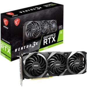 Available Now MSI GEFORCE RTX 3060 VENTUS 3X 12GB OC GDDR6 GRAPHICS CARD