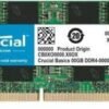 New Model Crucial 8GB DDR4 2666MHz Laptop Memory CB8G82666
