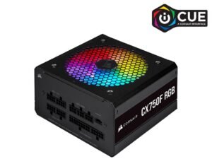 Genuine Corsair CX F RGB Series CX750F RGB 80 Plus Bronze Powe Supply CP 9020218 IN