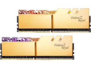 Best G.skill Trident Z Royal Gold Series 16GB (2x8GB) 3600 MHz DDR4 Memory F4 3600C14D 16GTRGB