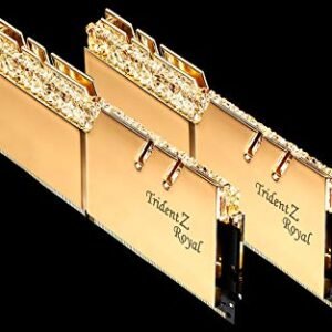 Original G.Skill Trident Z Royal Gold 32 GB (2 x 16GB) 3000 MHz DDR4 Memory F4 3000C16D 32GTRG