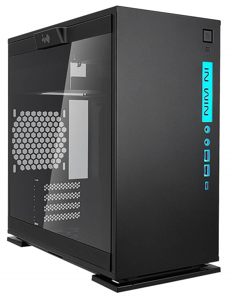 Original InWin 301C Micro ATX Mini Tower Cabinet with Tempered Glass Panel and USB 3.1 3.0 Ports