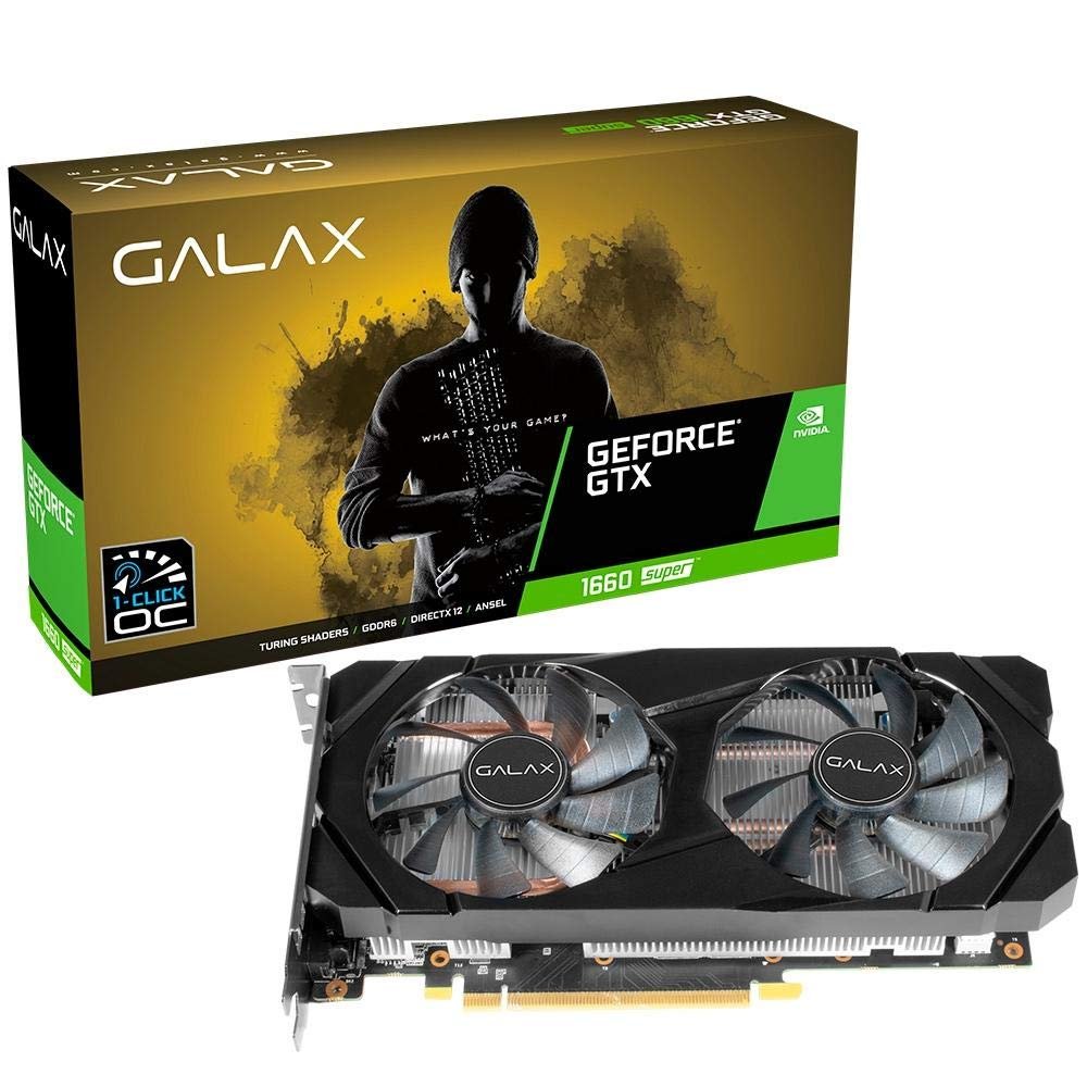 Genuine GALAX GeForce GTX 1660 Super 1 Click OC 6GB Graphic Card