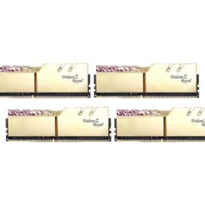 Original G.Skill Trident Z Royal Gold 64 GB (4 x 16GB) 3200 MHz DDR4 Memory F4 3200C14Q 64GTRG