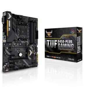 Original ASUS TUF B450 PLUS GAMING AMD AM4 ATX Motherboard with M.2 Aura Sync and AMD StoreMI