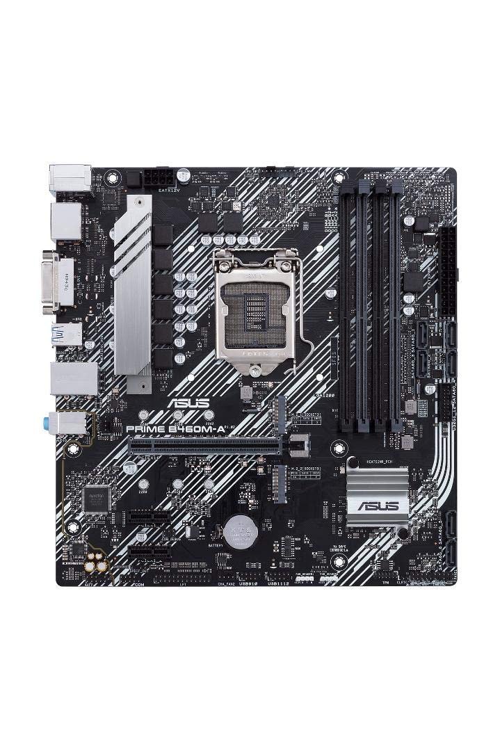 Best ASUS Prime B460M A LGA 1200 Micro ATX Motherboard with Dual M.2 and Fan Xpert 2+