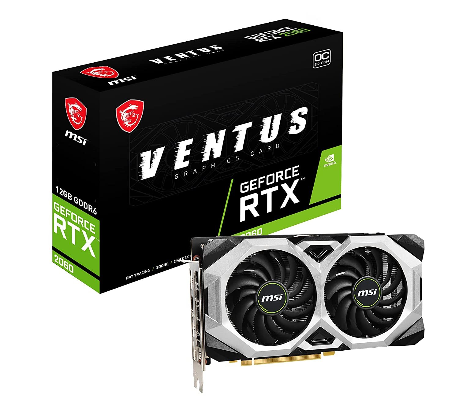 New Model MSI GeForce RTX 2060 VENTUS 12G OC Graphic Card