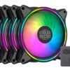 Original Cooler Master MasterFan MF120 Halo ARGB Cabinet Fan Triple Pack MFL B2DN 183PA R1