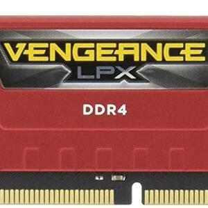 Original CORSAIR Desktop Vengeance LPX Series 8GB (8GBx1) DDR4 2400MHz Red RAM (CMK8GX4M1A2400C16R)