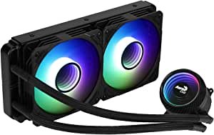 Genuine AEROCOOL MIRAGE L240 ARGB 240mm CPU LIQUID COOLER (BLACK)