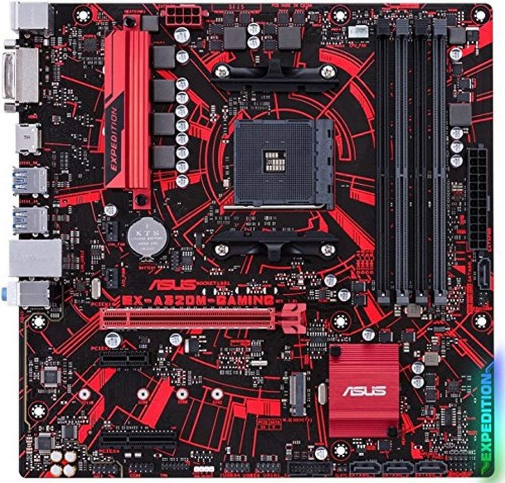 Original ASUS EX A320M GAMING A320 Micro ATX Motherboard with AURA sync and Anti moisture Coating