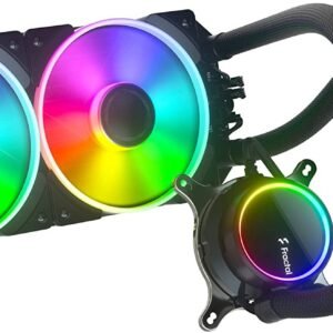 Best Fractal Design Celsius+ S24 Prisma ARGB 240mm CPU Liquid Cooler with Intelligent Auto and PWM Dual 120mm Fans