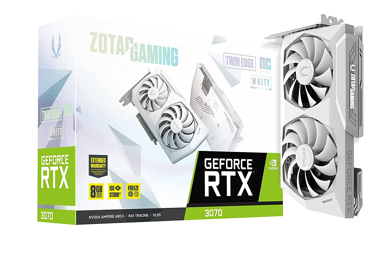 Best Zotac Gaming GEFORCE RTX 3070 TWIN EDGE OC LHR White Edition 8GB GDDR6 256 BIT Gaming GRAPHICS CARD ZT A30700J 10PLHR