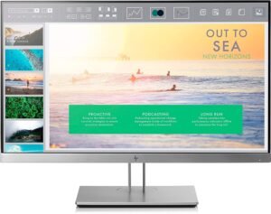 Original HP EliteDisplay 23 inch E233 IPS LED Backlit FHD Anti Glare Computer Monitor with Pivot Rotation
