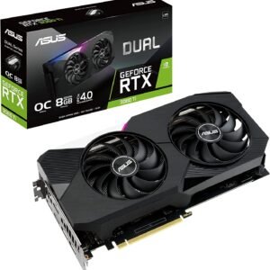 Genuine ASUS Dual GeForce RTX 3060 Ti V2 OC Edition 8GB GDDR6 with LHR Graphic Card DUAL RTX3060TI O8G V2