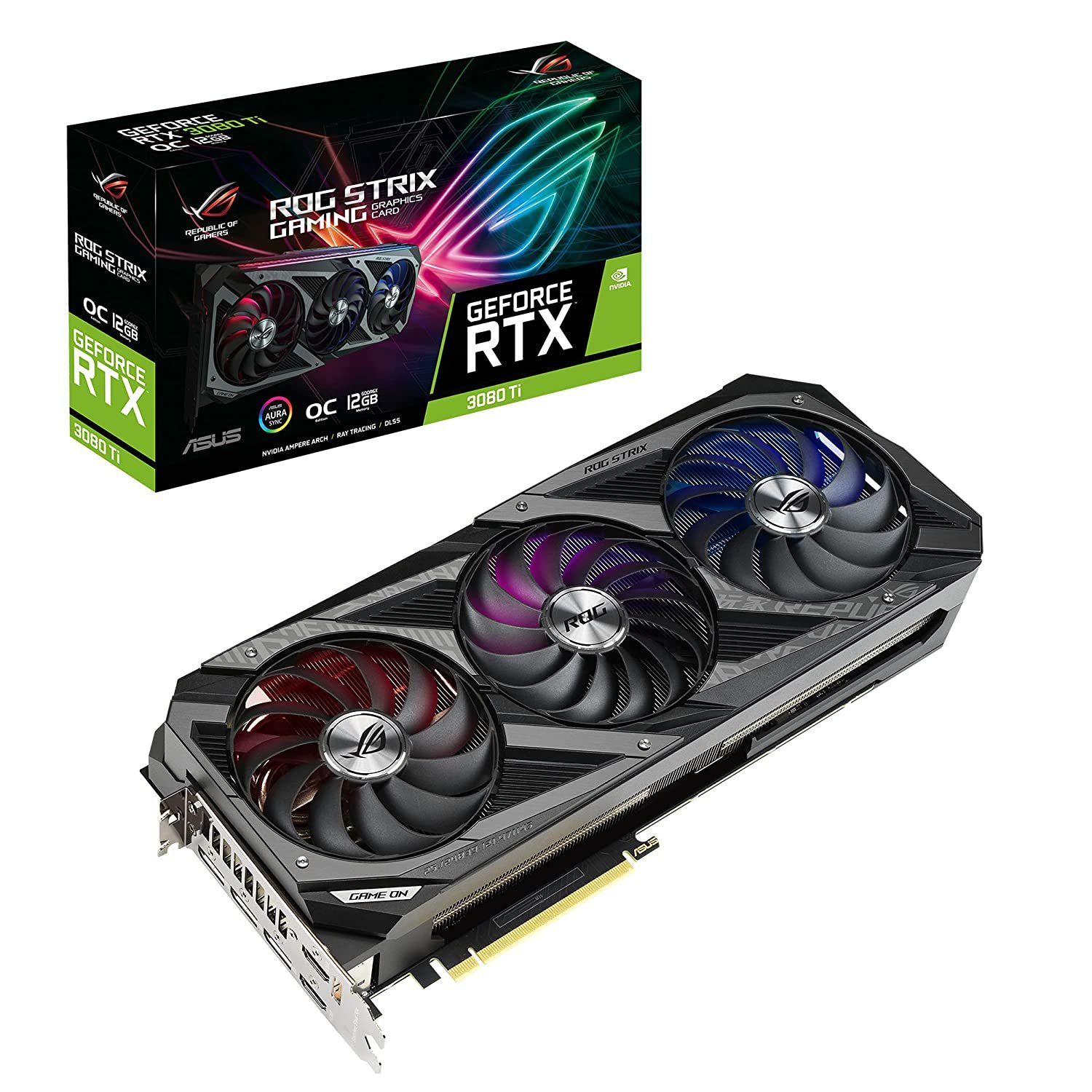 New Model Asus ROG Strix Gaming RTX 3080 Ti OC Edition 12GB Graphics Card ROG STRIX RTX3080TI O12G Gaming