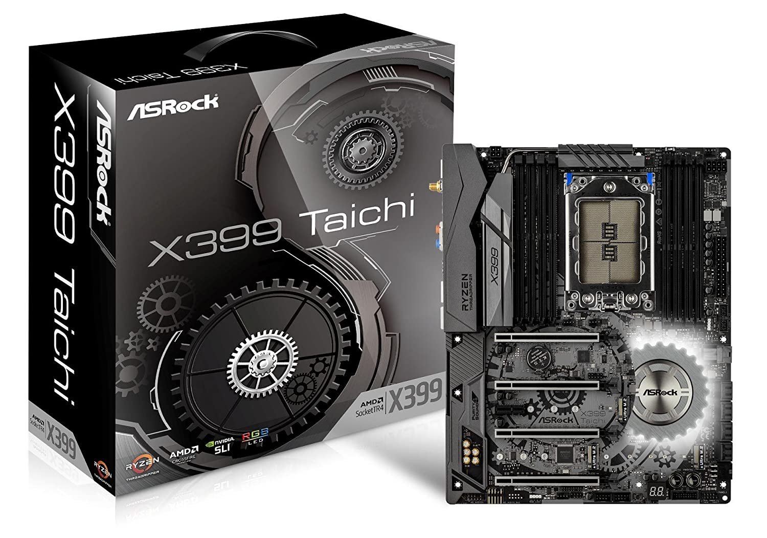 Available Now ASRock X399 Taichi sTR4 AMD X399 SATA 6Gb/s ATX AMD Motherboard