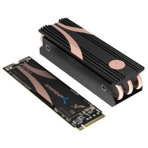 New Model Sabrent 1TB Rocket Nvme PCIe Gen4 x 4 M.2 2280 Internal SSD With Heatsink SB ROCKET NVMe4 HTSK 1TB
