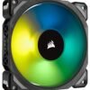 Available Now CORSAIR ML120 PRO RGB LED 120MM PWM PREMIUM MAGNETIC LEVITATION SINGLE PACK CABINET FAN