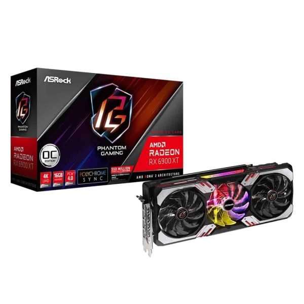 New Model ASRock AMD Radeon RX 6900 XT Phantom Gaming D 16GB OC GDDR6 Graphics Card