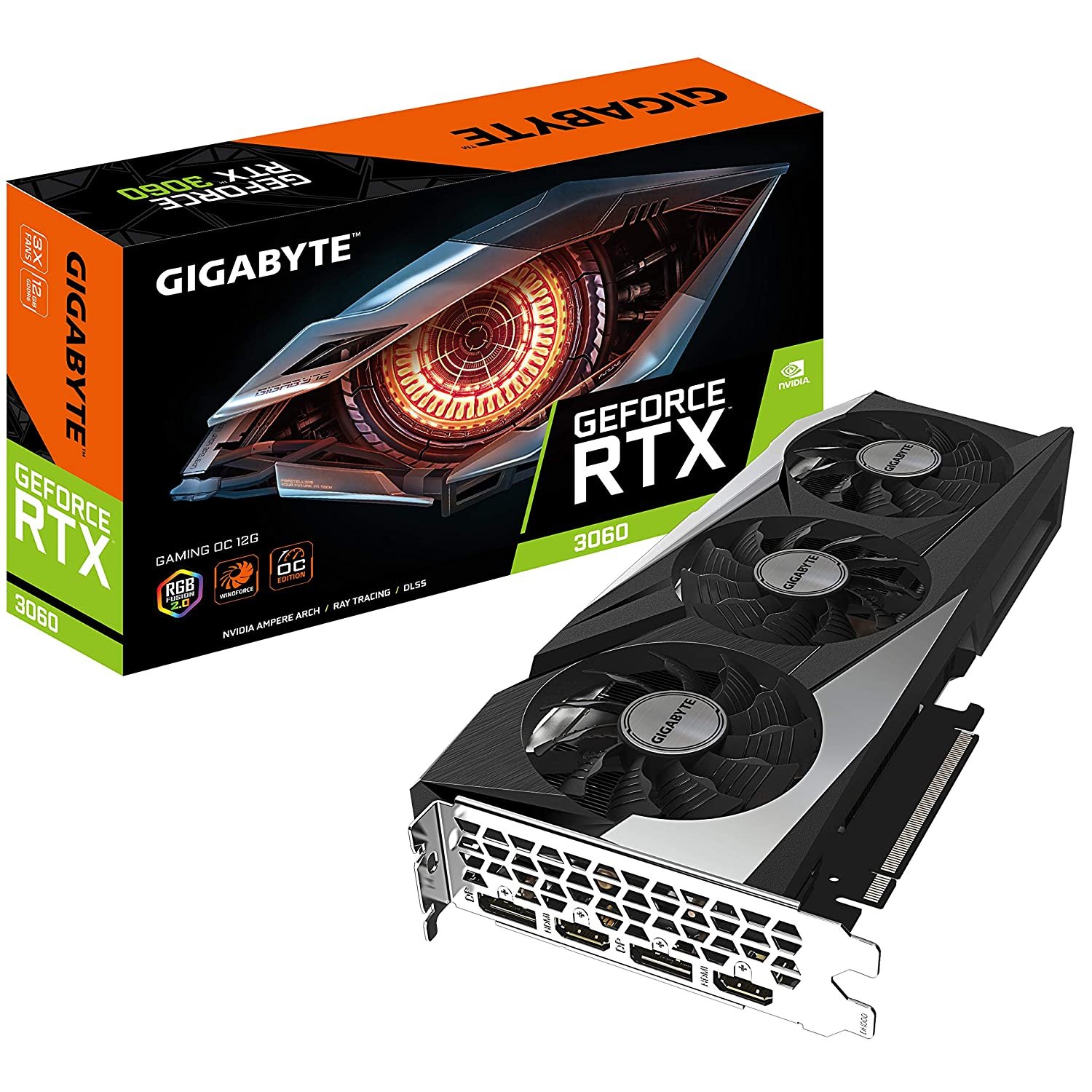 Genuine Gigabyte RTX 3060 Gaming OC 12GB LHR Graphics Card (rev. 2.0) GV N3060Gaming OC 12GD