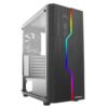 New Model ANTEC NX230 ARGB (ATX) MID TOWER CABINET WITH TRANSPARENT SIDE PANEL AND ARGB CONTROLLER (BLACK)