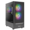 Original ANTEC NX410 (ATX) MID TOWER CABINET WITH TEMPERED GLASS SIDE PANEL (BLACK)