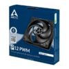 Genuine Arctic P12 PWM 120mm Case Fan Black
