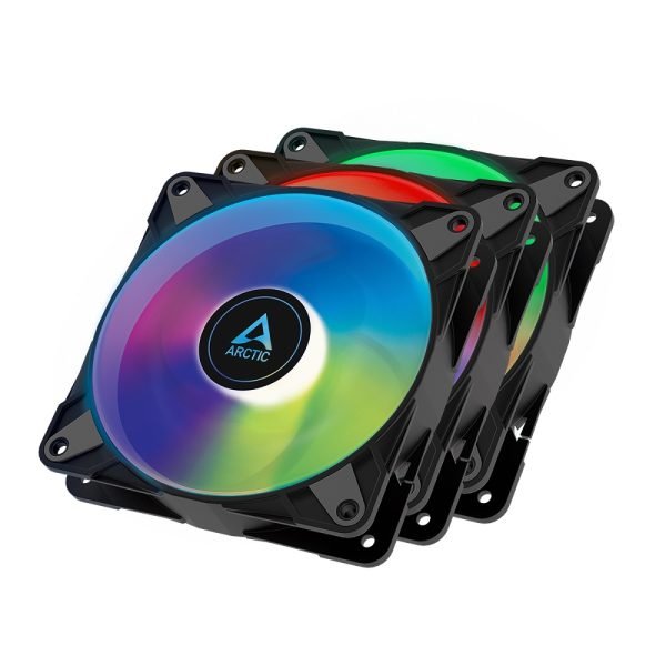 New Model Arctic P12 PWM PST A RGB Cooler (Triple Pack)