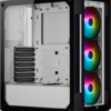 New Model Corsair iCUE 220T RGB Tempered Glass Mid Tower Smart Case White CC 9011191 WW