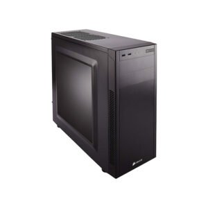 New Model CORSAIR 100R (ATX) Mid Tower Cabinet â€“ With Transparent Side Panel (Black)
