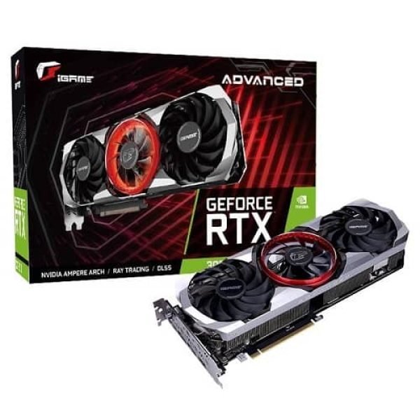 Genuine Colorful iGame Nvidia GeForce RTX 3060 Ti Advanced OC LHR V 8GB GDDR6 Graphics Card