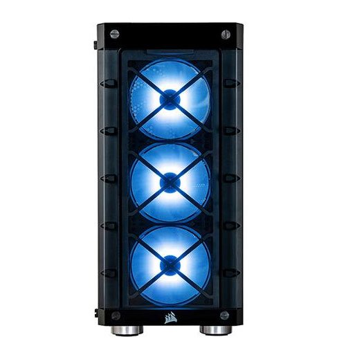 Genuine Corsair iCUE 465X RGB ATX Mid Tower Indian Version Cabinet With Tempered Glass Side Panel CC 9011188 ABA