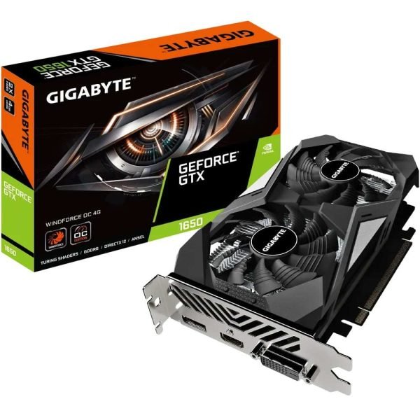 Best Gigabyte Nvidia GeForce GTX 1650 D6 Windforce OC 4GB GDDR6 Graphics Card (rev. 2.0)
