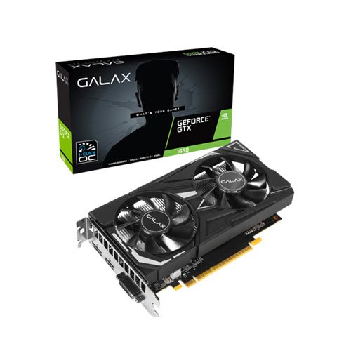 Available Now Galax GeForce GTX 1650 EX 1 Click OC 4GB Graphic Card 65SQH8DS08EX