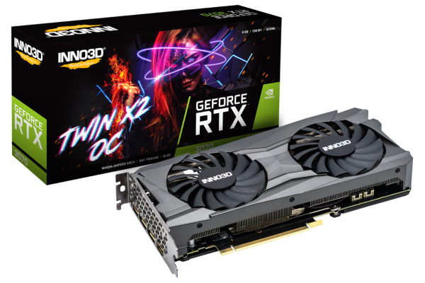 Best Inno3D Nvidia GeForce RTX 3070 Twin X2 OC 8GB GDDR6 Graphics Card