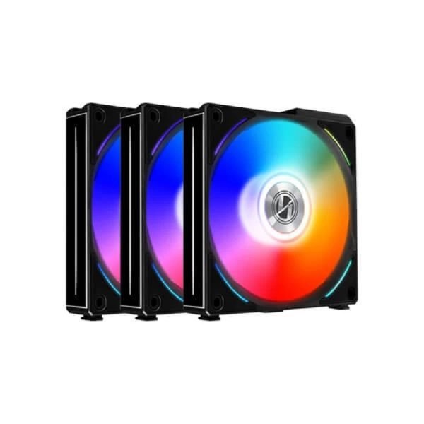 Genuine Lian Li UNI Fan AL120 Black | ARGB Case Fan Triple Pack