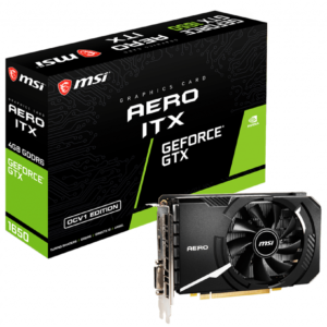 Genuine MSI Nvidia GeForce GTX 1650 D6 AERO ITX OCV1 4GB GDDR6 Graphics Card