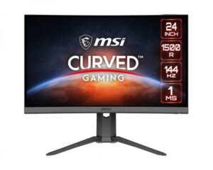 Genuine MSI Optix G24C6P 23.8 inch FHD Curved Gaming Monitor | AMD Free Sync