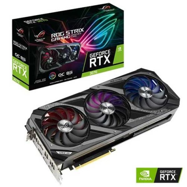 Original Asus ROG Strix Nvidia GeForce RTX 3070 8GB OC GDDR6 Graphics Card
