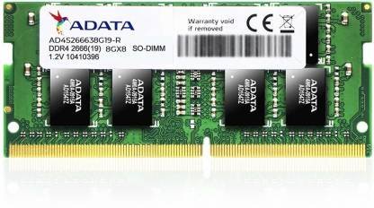 Best Adata Premier 8GB DDR4 2666 SO DIMM Memory AD4S266638G19 R