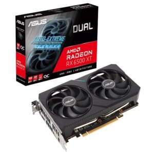 Original ASUS Dual Radeon RX 6500 XT OC Edition 4GB GDDR6 Graphic Card DUAL RX6500XT O4G