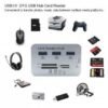 Best 7 IN 1(10GBPS) USB 3.0 3.1 AND 3 PORTS USB HUB COMBO MS/ M2/ SD/TF CARD READER ADAPTERS FOR MACBOOK/PC/LAPTOP(WHITE)