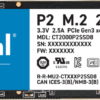New Model Crucial 2TB P2 NVMe PCIe M.2 Internal SSD CT2000P2SSD8