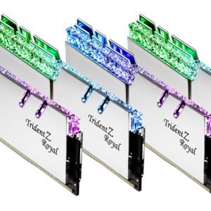 New Model G.skill TZ Royal Silver Series 32GB (4x8GB) 3600 MHz DDR4 Memory F4 3600C14Q 32GTRSB