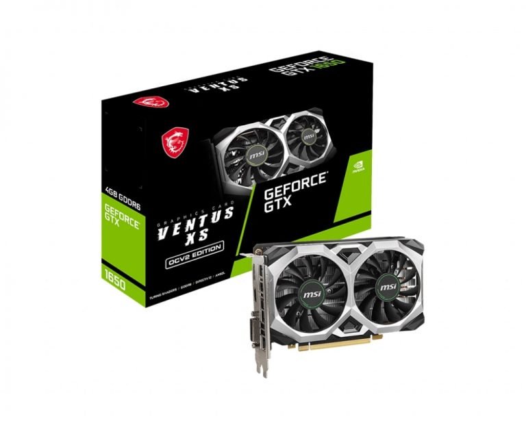 Genuine MSI GTX 1650 D6 VENTUS XS OCV2 4GB GDDR6 GRAPHICS CARD